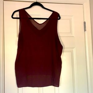Sleeveless blouse